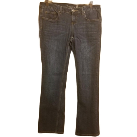 American Rag | Women's (Junior') Dark Wash Curvy Boot Jeans (Size 7S) - Picture 1 of 7